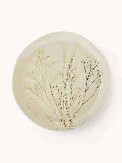 Hot Bloomingville Plat de service artisanal avec motif botanique Bea