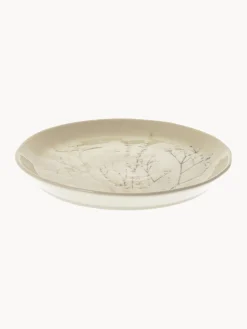 Hot Bloomingville Plat de service artisanal avec motif botanique Bea