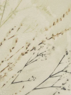 Hot Bloomingville Plat de service artisanal avec motif botanique Bea