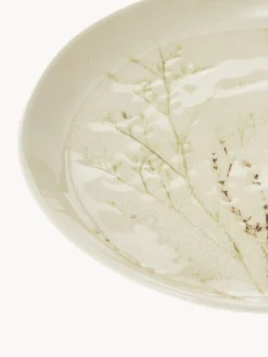 Hot Bloomingville Plat de service artisanal avec motif botanique Bea