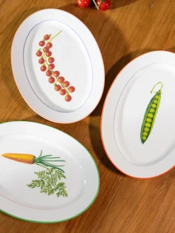 Sale &k Amsterdam Plat de service en porcelaine Fine Bon Chine Pea Petits pois