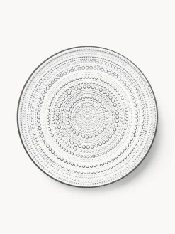 Fashion iittala Plat de service en verre Kastehelmi Transparent
