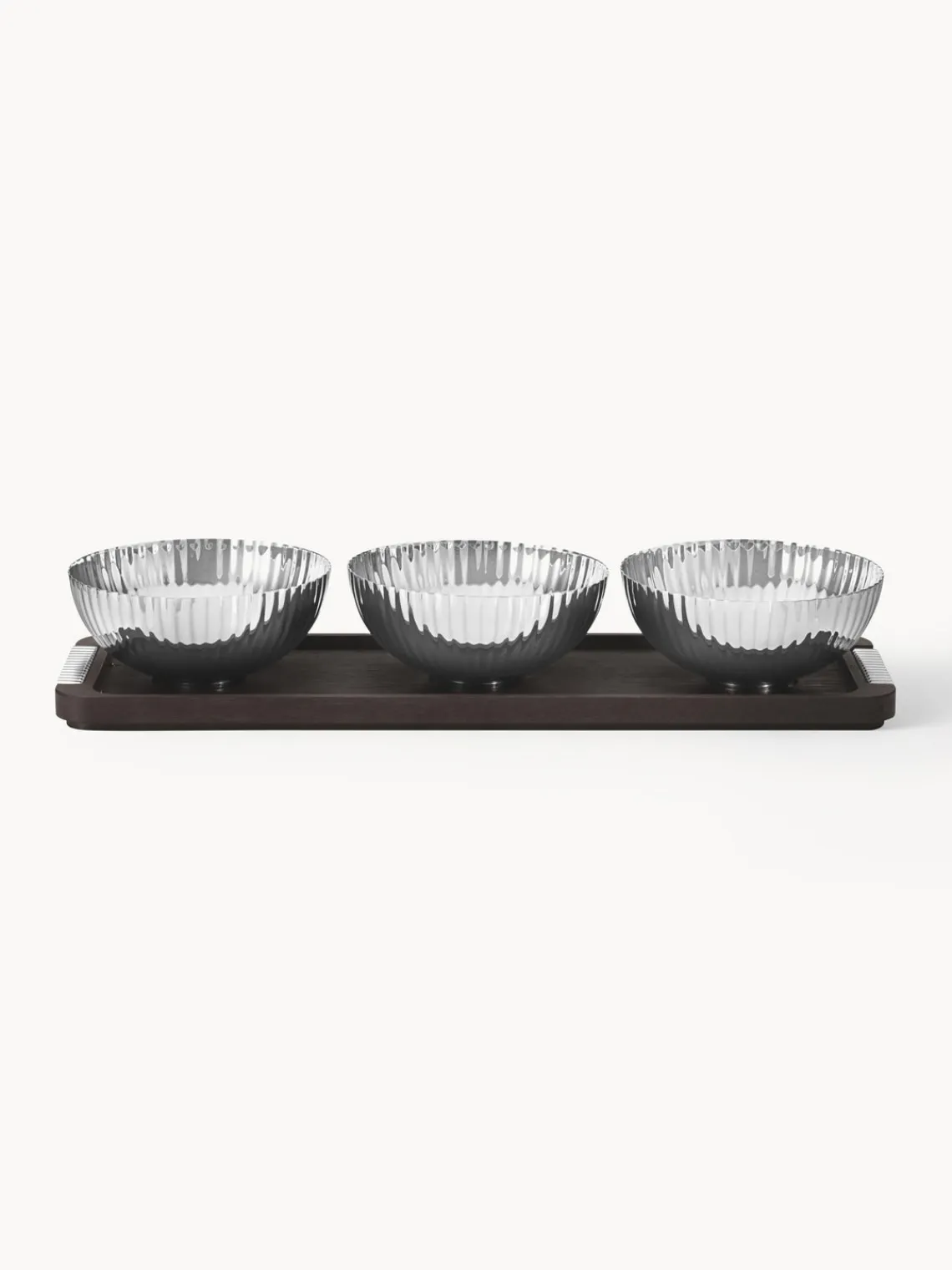 New GEORG JENSEN Plateau apéritif Bernadotte, 4 élém.