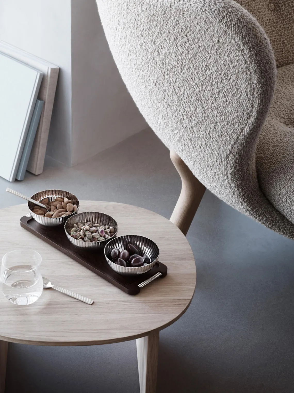 New GEORG JENSEN Plateau apéritif Bernadotte, 4 élém.