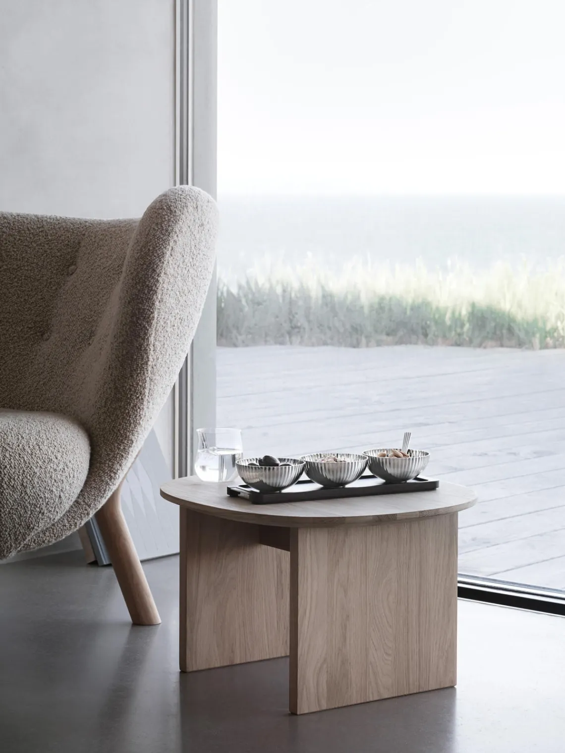 New GEORG JENSEN Plateau apéritif Bernadotte, 4 élém.