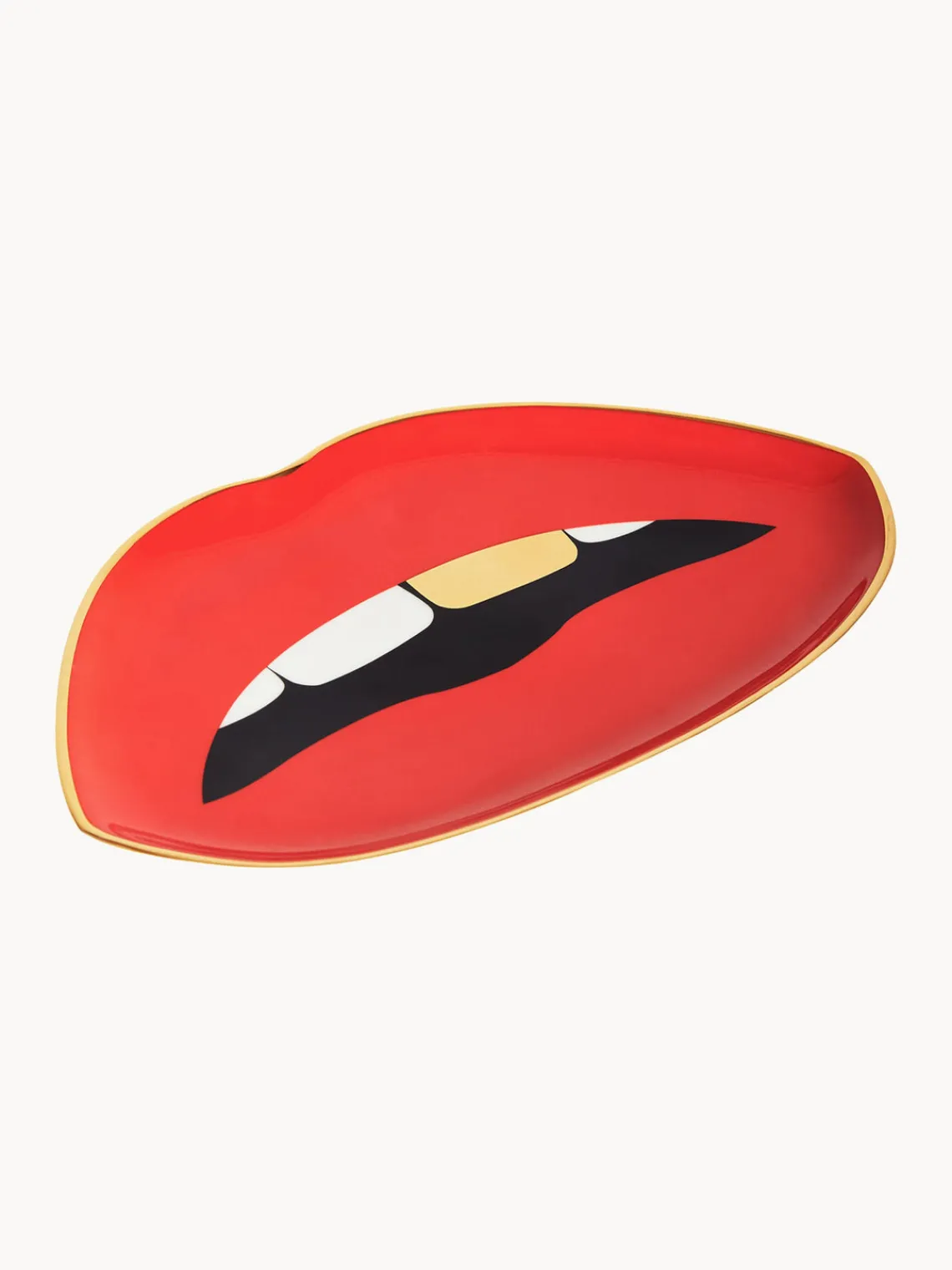 Clearance Jonathan Adler Plateau décoratif en porcelaine Lips