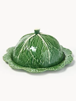 Online BORDALLO PINHEIRO Plateau de service avec couvercle Cabbage