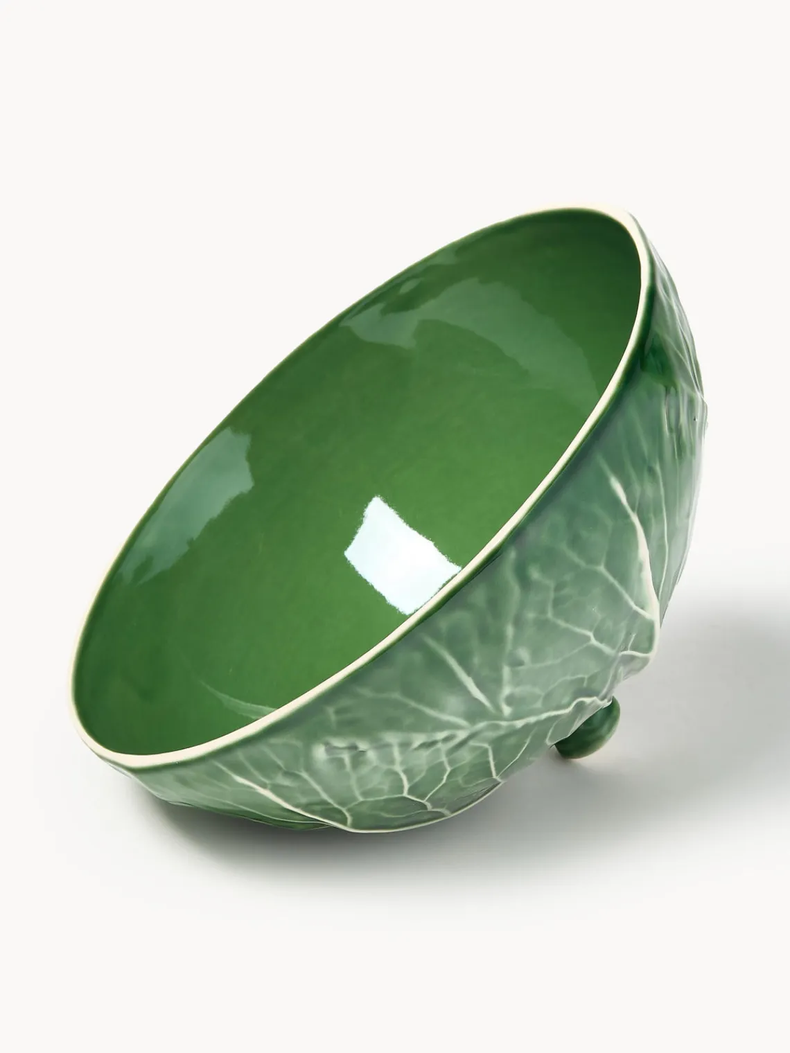Online BORDALLO PINHEIRO Plateau de service avec couvercle Cabbage