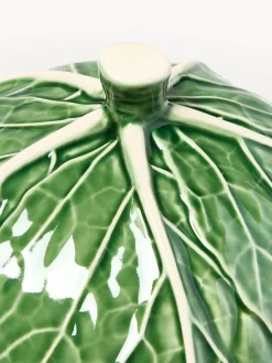 Online BORDALLO PINHEIRO Plateau de service avec couvercle Cabbage