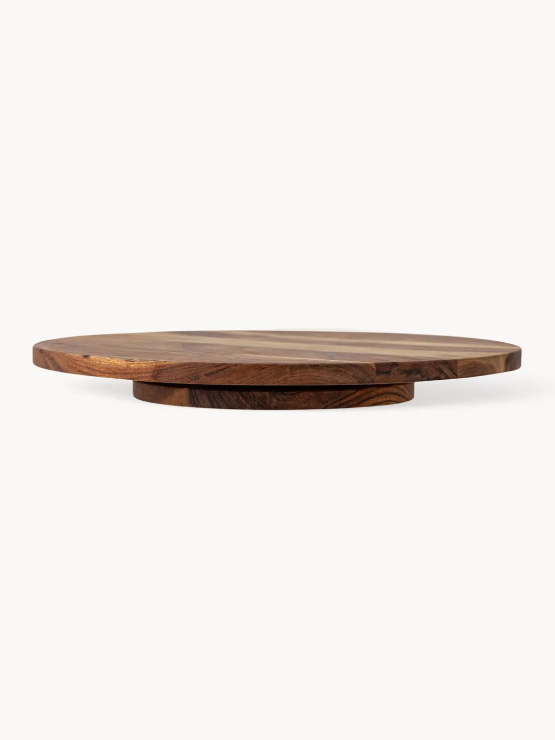 Sale Bloomingville Plateau de service rotatif en bois d'acacia Elenor