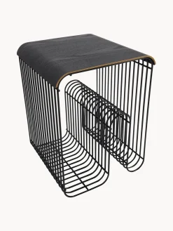 Best AYTM Plateau en chêne pour tabouret Curva Bois de chêne, anthracite laqué