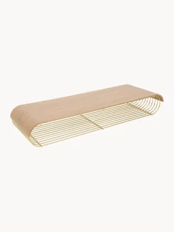 New AYTM Plateau en chêne pour étagère murale Curva Bois de chêne