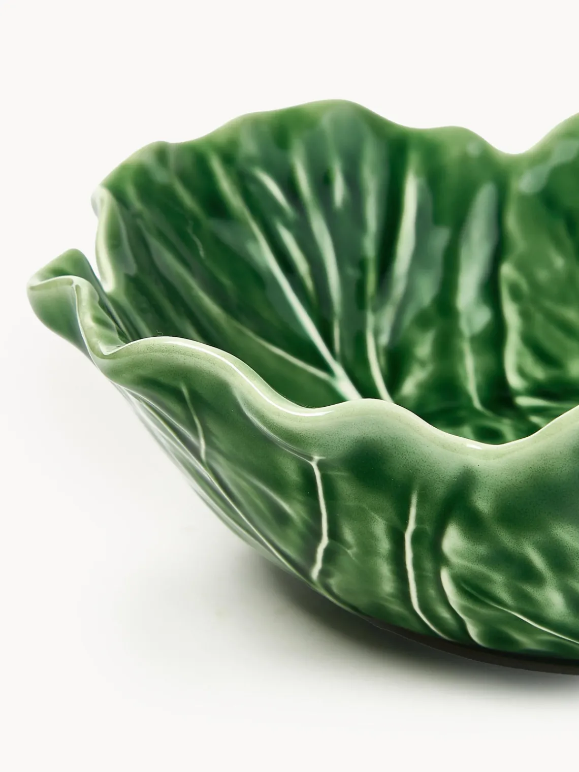 Online BORDALLO PINHEIRO Plats de service peints à la main Cabbage, 2 pièces