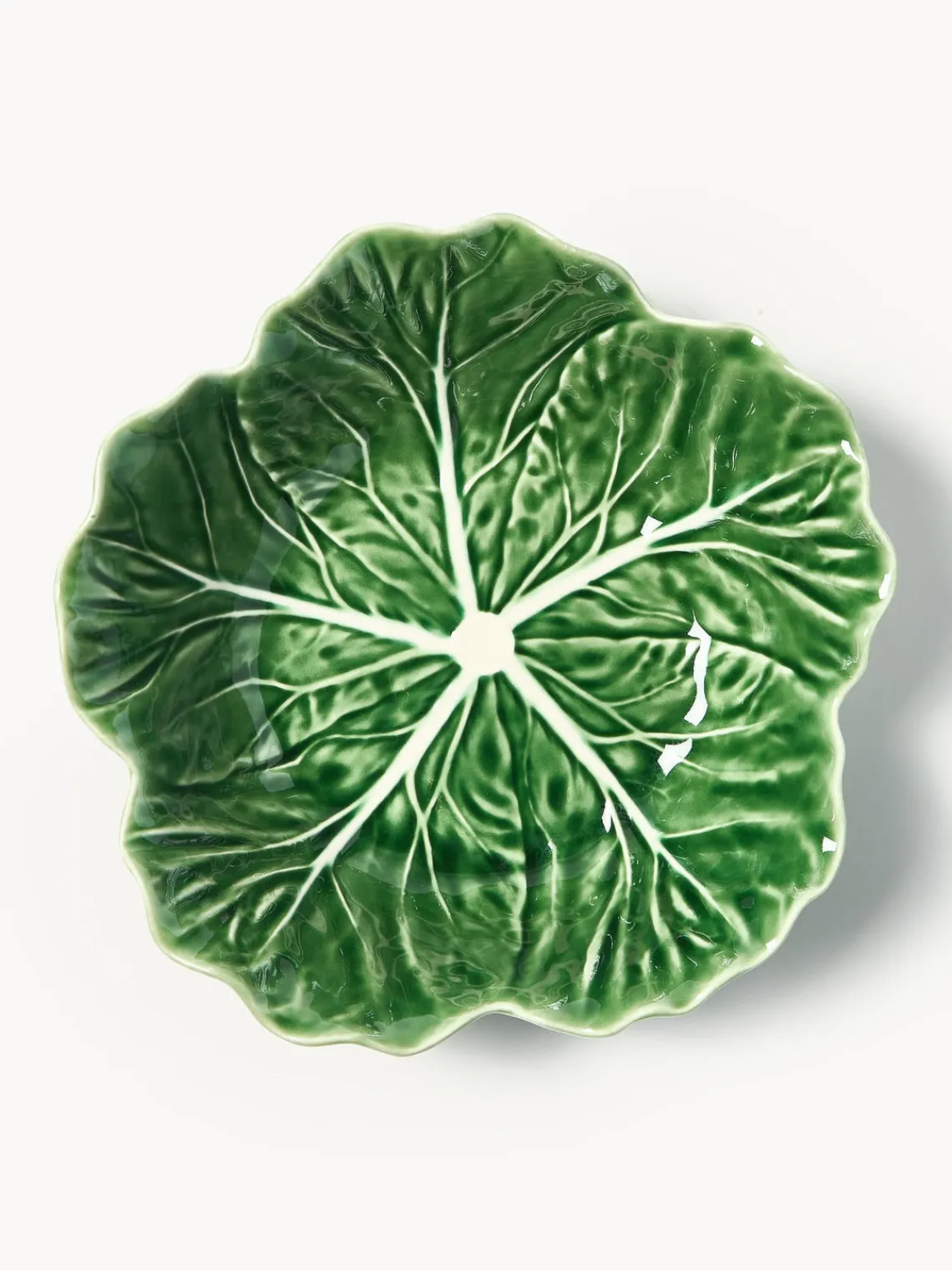 Online BORDALLO PINHEIRO Plats de service peints à la main Cabbage, 2 pièces