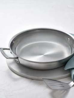 Clearance LE CREUSET Poêle à frire avec manche en acier inoxydable 3 plis Move