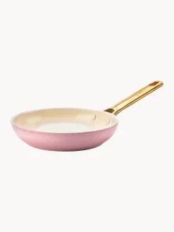Hot GreenPan Poêles à frire avec revêtement antiadhésif Padova, 2 élém. Rose pâle, doré