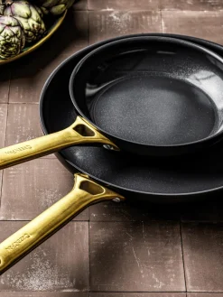 Online GreenPan Poêles à frire avec revêtement antiadhésif Padova, 2 élém. Noir, doré