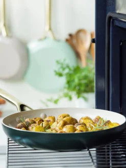 Fashion GreenPan Poêles à frire avec revêtement antiadhésif Shades, 3 élém. Taupe, vert menthe, vert foncé, doré