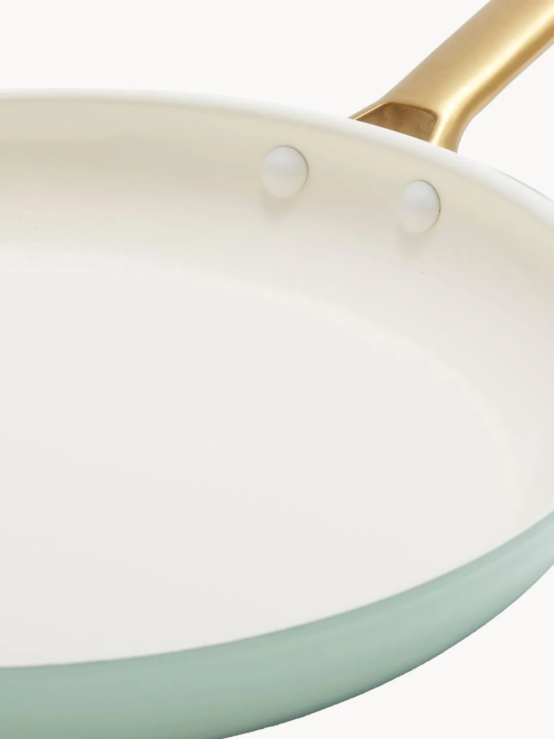 Online GreenPan Poêles à frire avec revêtement antiadhésif Padova, 2 élém. Vert menthe, blanc crème