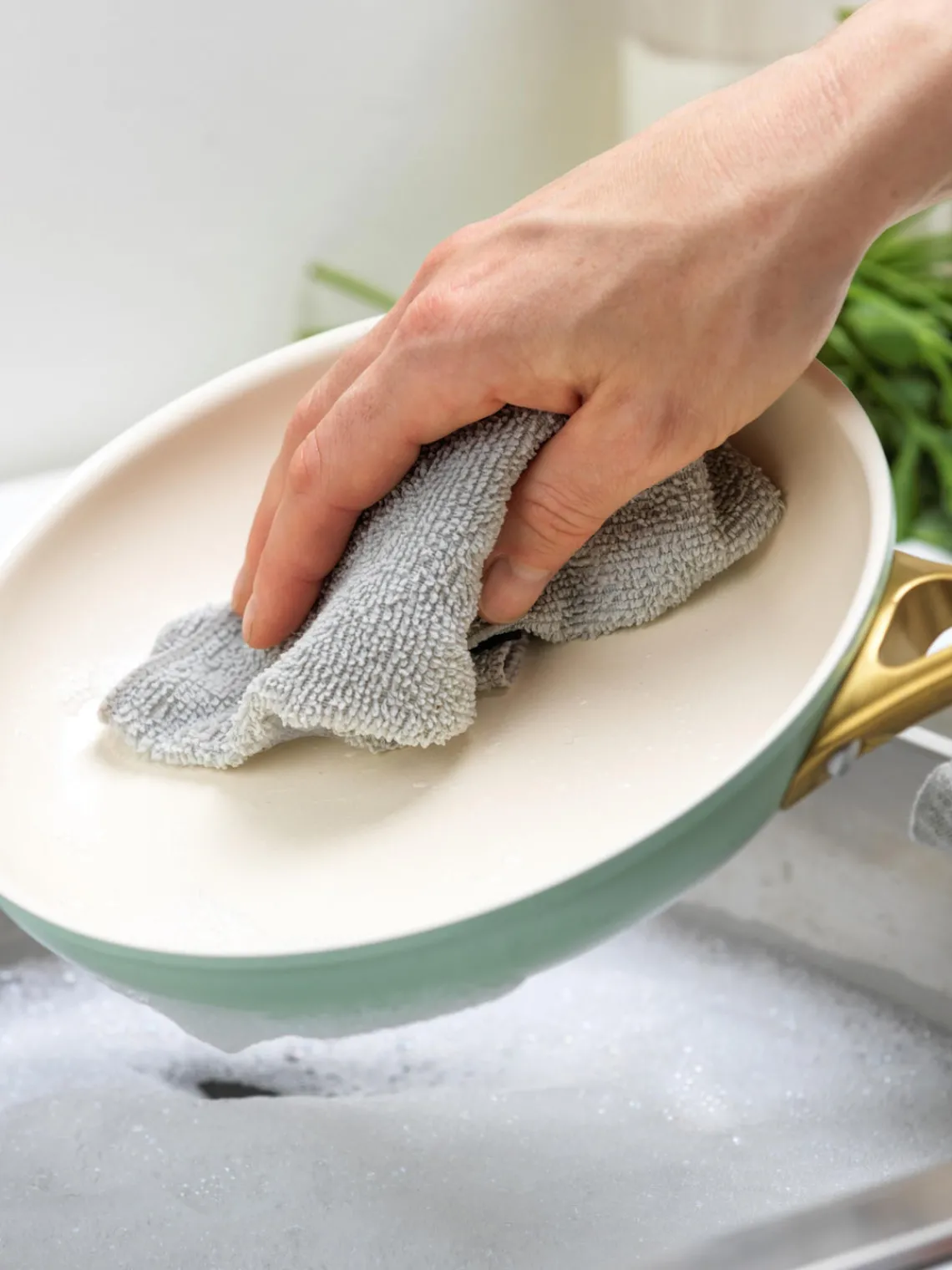Online GreenPan Poêles à frire avec revêtement antiadhésif Padova, 2 élém. Vert menthe, blanc crème
