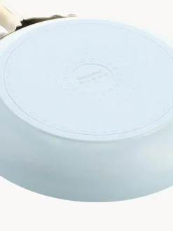 New GreenPan Poêles à frire avec revêtement antiadhésif Shades, 3 élém. Bleu foncé, bleu ciel, bleu pétrole, doré