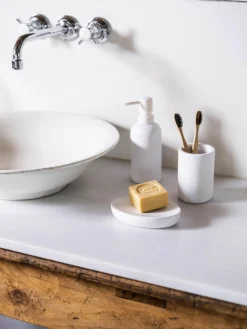 Clearance ANDREA HOUSE Porte-brosses à dents Archway Blanc