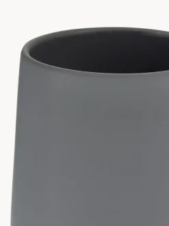 Clearance Zone Denmark Porte-brosses à dents en porcelaine Clean Gris foncé