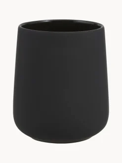Clearance Zone Denmark Porte-brosses à dents en porcelaine Clean Noir