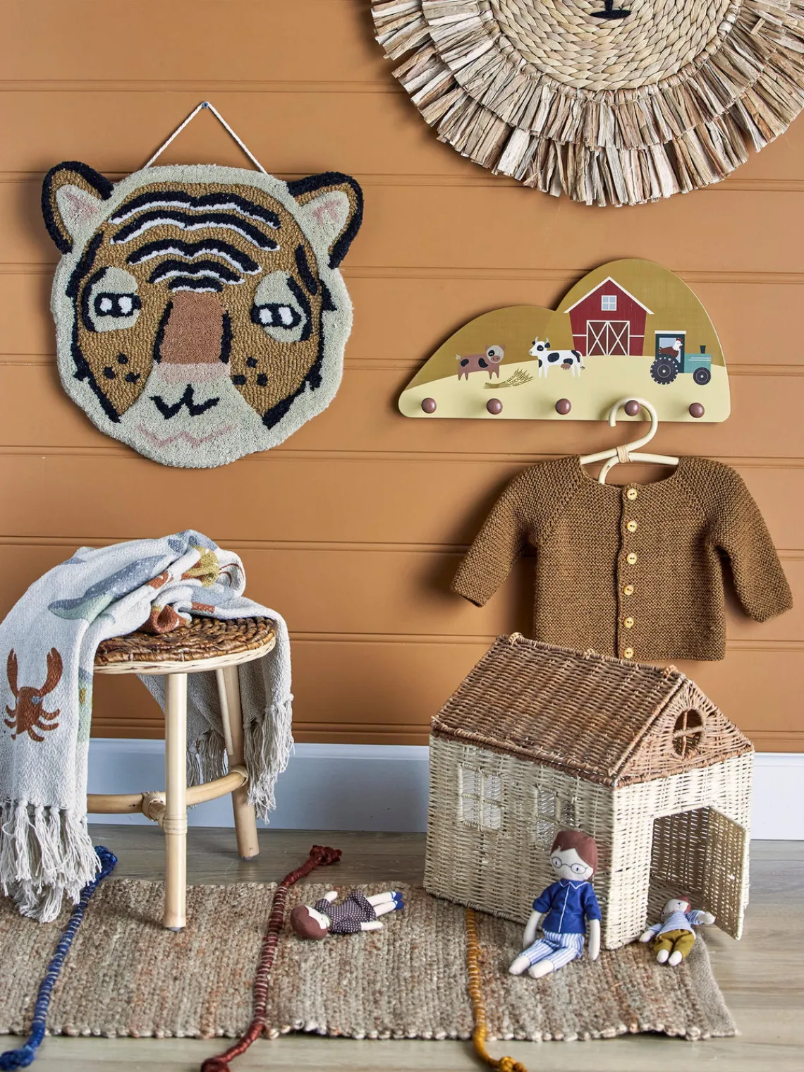 Outlet Bloomingville Mini Porte-manteau en bois Billy