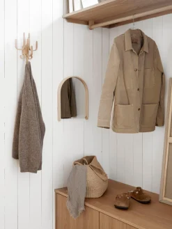 Clearance Cooee Design Porte-manteau en bois de chêne Woody