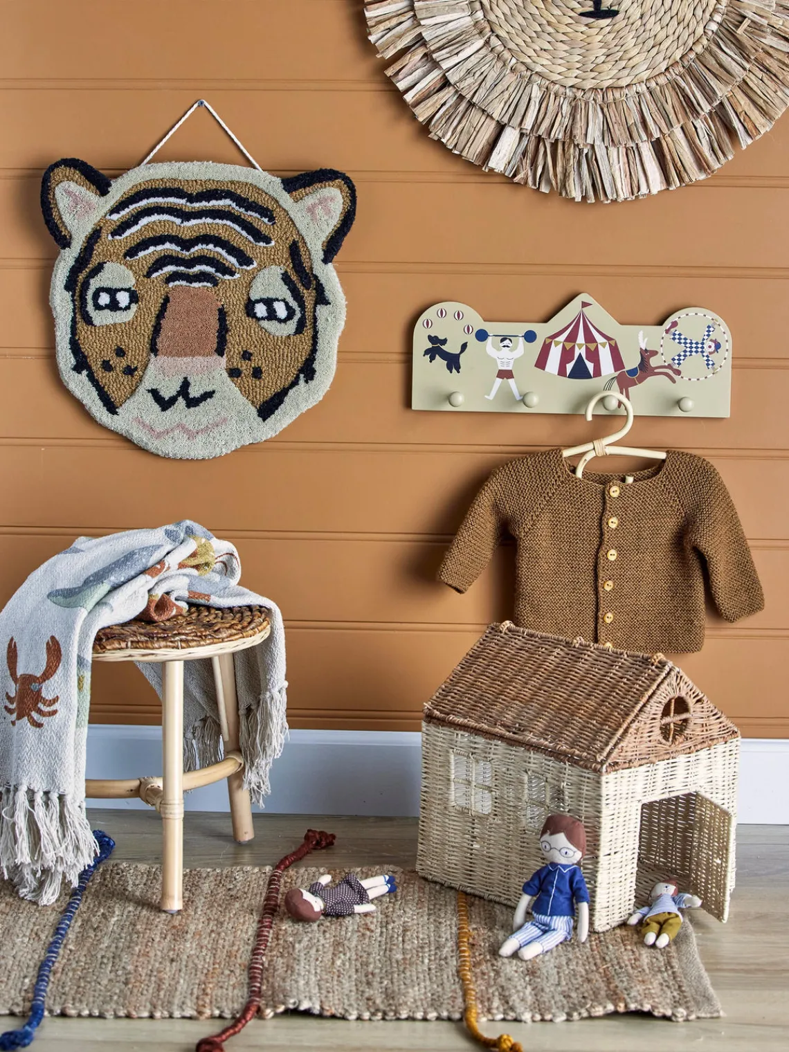 New Bloomingville Mini Porte-manteau en bois Miou