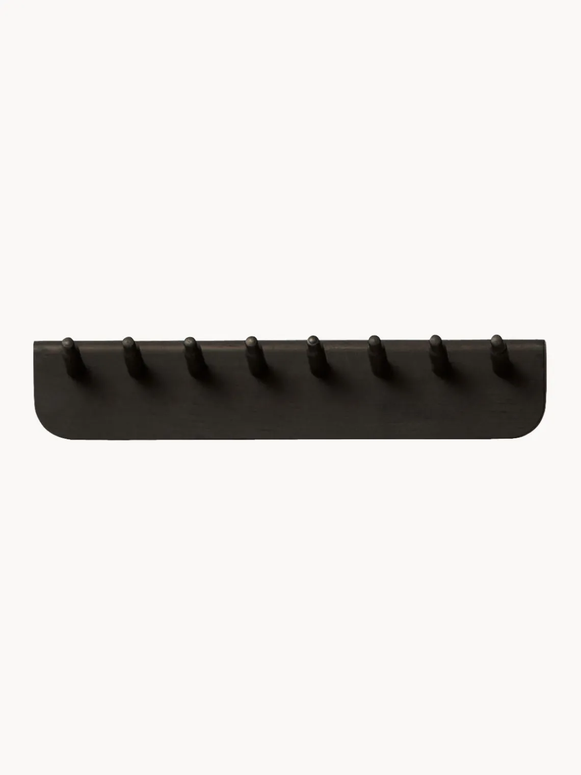 Online Form & Refine Porte-manteau en chêne Echo, larg. 40 cm Bois de chêne, noir laqué