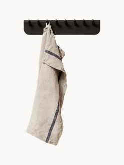 Online Form & Refine Porte-manteau en chêne Echo, larg. 40 cm Bois de chêne, noir laqué