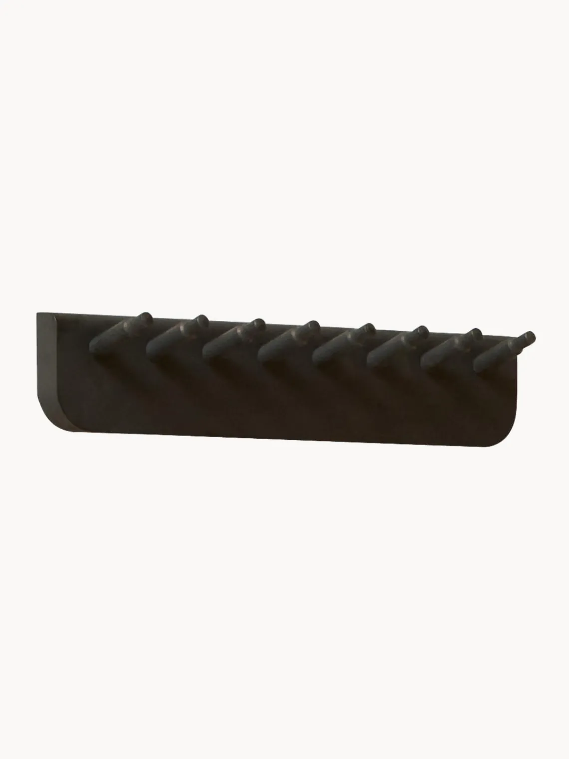 Online Form & Refine Porte-manteau en chêne Echo, larg. 40 cm Bois de chêne, noir laqué