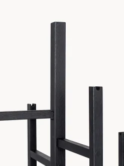 Fashion Woodman Porte-manteau en chêne Eigen Noir