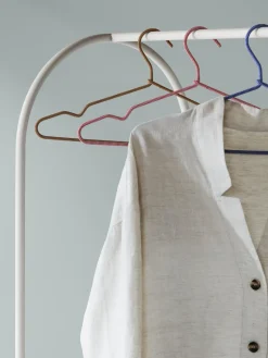 Clearance Broste Copenhagen Porte-manteau en métal Archie Blanc
