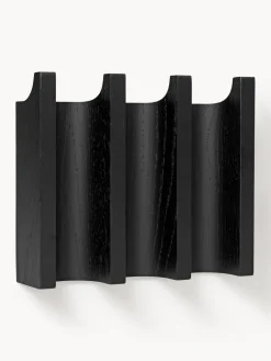 Outlet Kristina Dam Porte-manteau mural bois de chêne Column Noir
