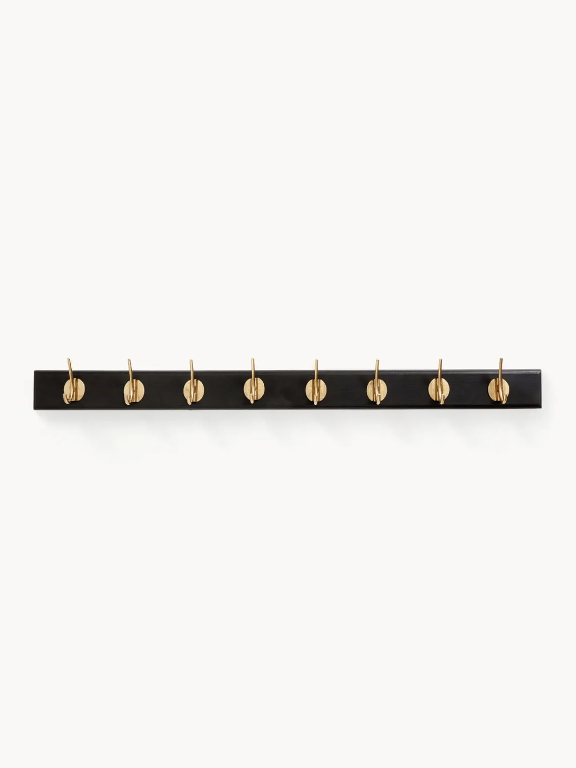 Discount Nordal Porte-manteau mural en bois Edgy Noir, laiton