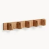 Sale Hübsch Porte-manteau mural en bois de chêne Nomad