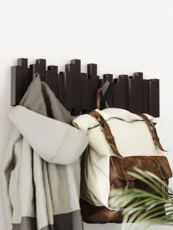 New Umbra Porte-manteau mural design Sticks Brun foncé