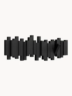 Clearance Umbra Porte-manteau mural design Sticks Noir