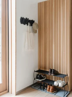 Clearance Umbra Porte-manteau mural design Sticks Noir