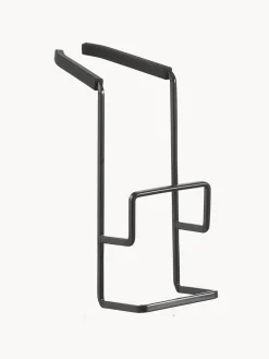 Fashion Yamazaki Porte-éponge en métal Tower Noir, mat