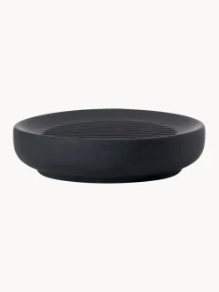 Discount Zone Denmark Porte-savon à surface veloutée Ume Noir