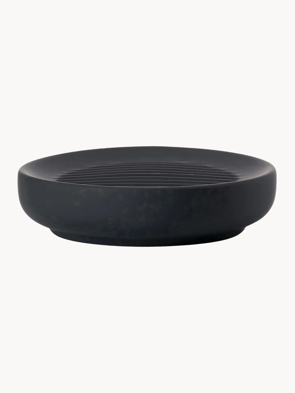 Discount Zone Denmark Porte-savon à surface veloutée Ume Noir