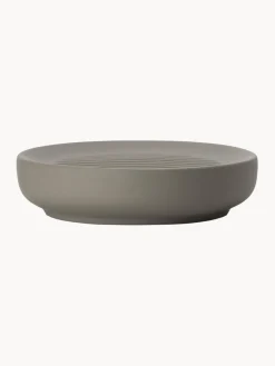 Outlet Zone Denmark Porte-savon à surface veloutée Ume Taupe