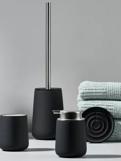 Outlet Zone Denmark Porte-savon en porcelaine Nova One Noir