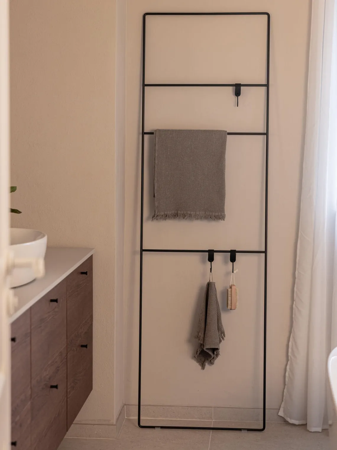 Discount Metallbude Porte-serviettes en métal Estina