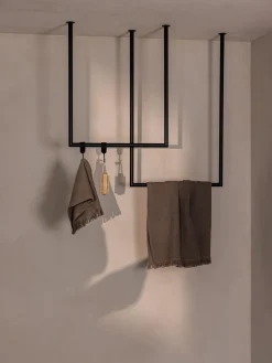 Outlet Metallbude Porte-serviettes en métal Tensi, 2 élém.