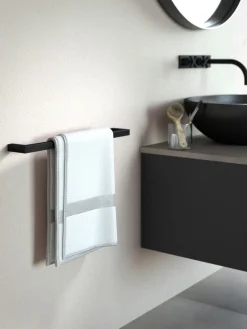 Sale Metallbude Porte-serviettes en métal Vana